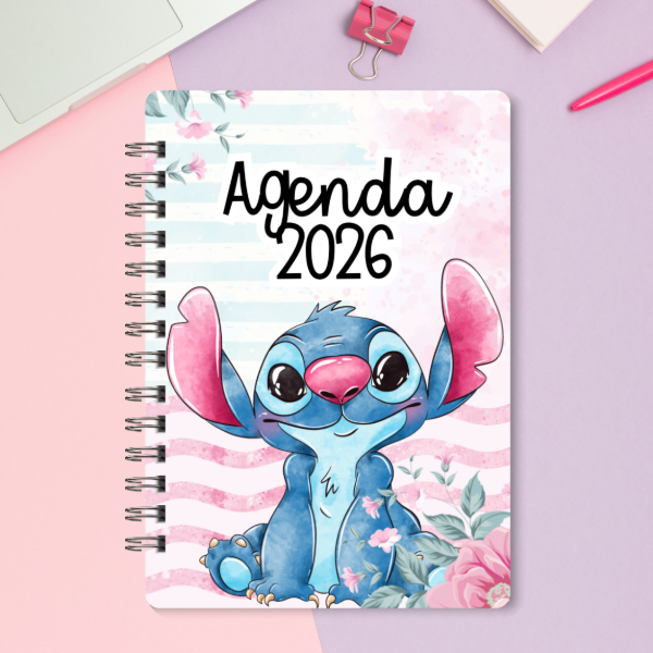 Producto - Agenda 2026 Imprimible Pdf Stitch Semanal