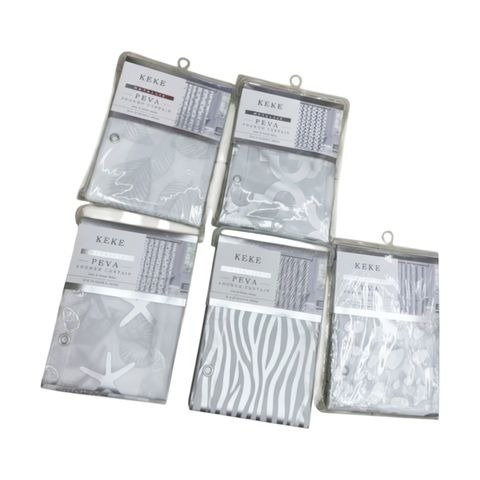 Producto - CORTINA DE BAÑO 1,8X1,8M PEVA 47561/