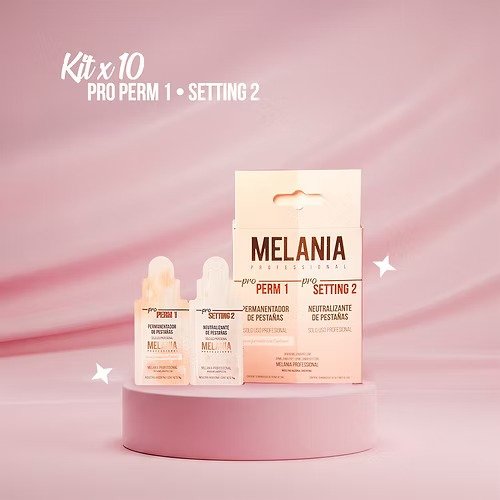 Producto - Kit de lifting - Monodosis Melania Paso 1 y paso 2- 5 servicios X10unidades