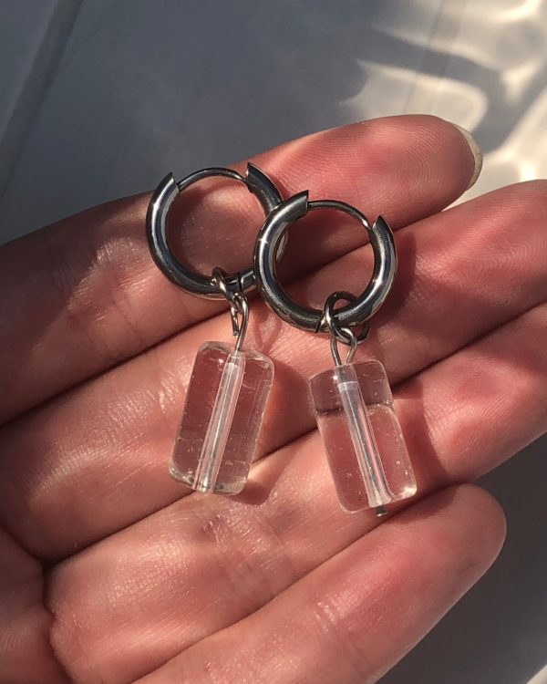 Producto - Aros Cubo Cristal
