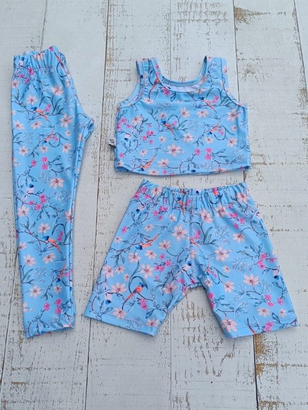Producto - TOP Y BIKER PAJARITO Y FLORES