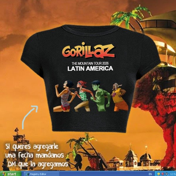 Producto - GORILLAZ TOUR 2026 - Baby tee