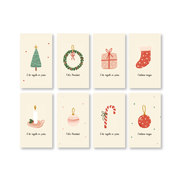 Producto - PACK TAGS NAVIDAD #14