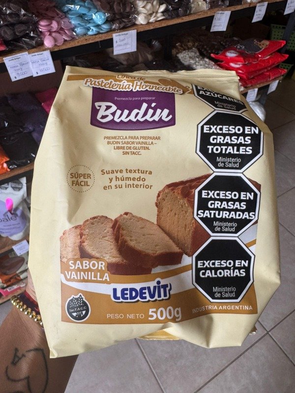 Producto - Premezcla para Budín de vainilla Ledevit x 500 gr