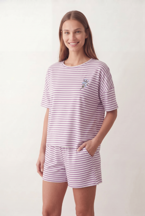 Producto - BOUQUET PIJAMA REMERA M/C Y SHORT C/BOL - 3