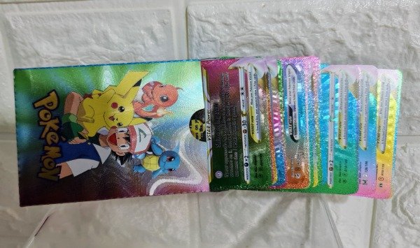 Producto - Cartas Pokemon tornasoladas en ingles caja x 23 cartas