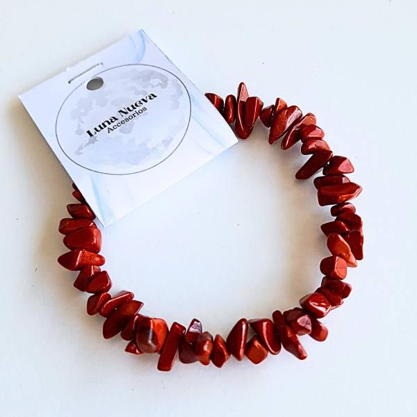 Producto - Pulsera escallas de Jaspe Rojo