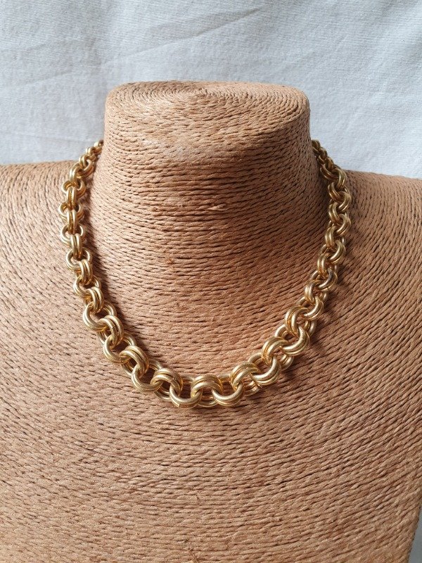 Producto - Collar 40s Doble Belcher Bronce