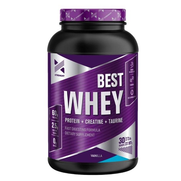 Producto - Suplemento En Polvo Xtrenght Nutrition Best Whey Proteínas Sabor Vainilla 2lbs