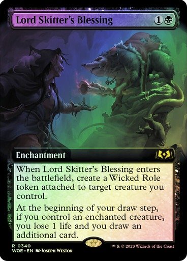 Producto - Lord Skitter's Blessing (Extended Art Foil)