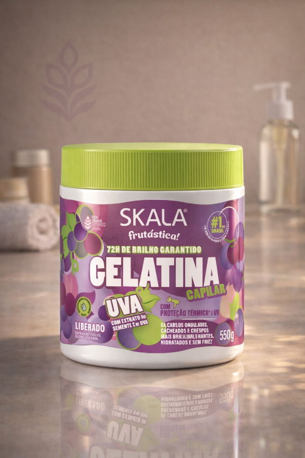 Producto - gelatina free uva skala x 550 gr