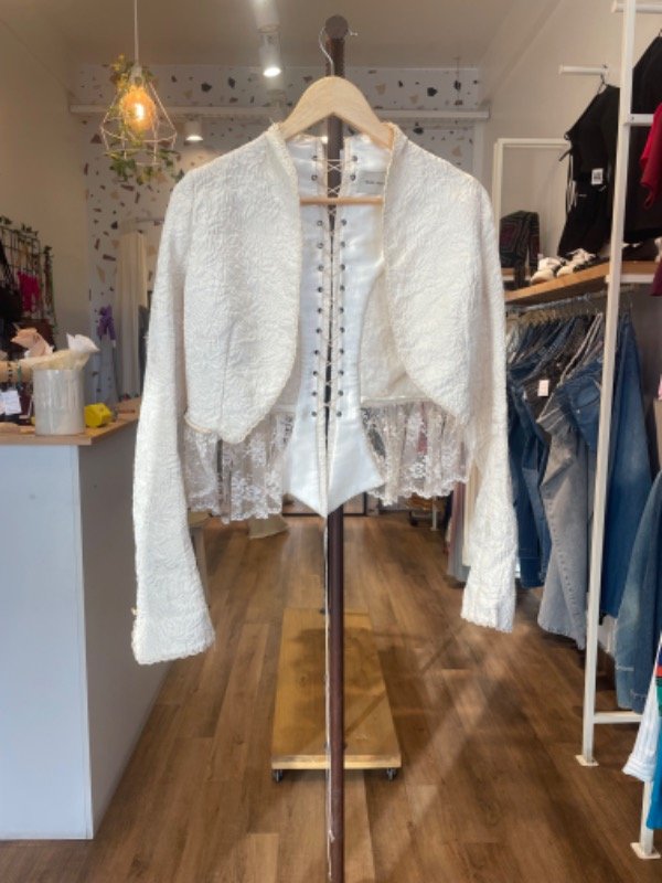 Producto - Chaqueta con cordón María prior talle único (S)