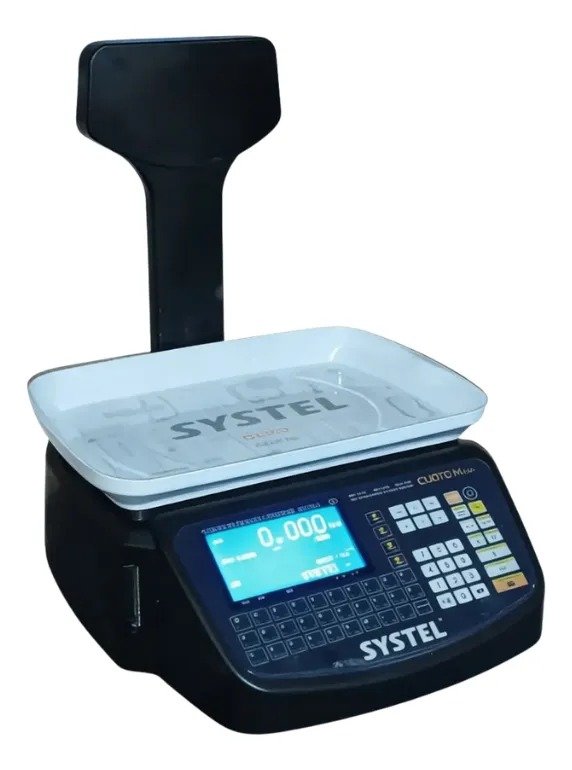 Producto - Balanza Comercial Systel Cuora Max 30kg Ticket Etiqueta Usb - 0
