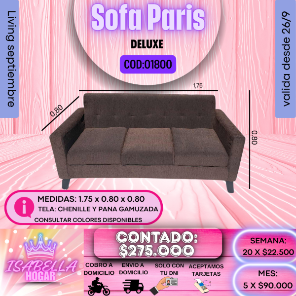 Producto - SILLON PARIS DELUX COD:01800