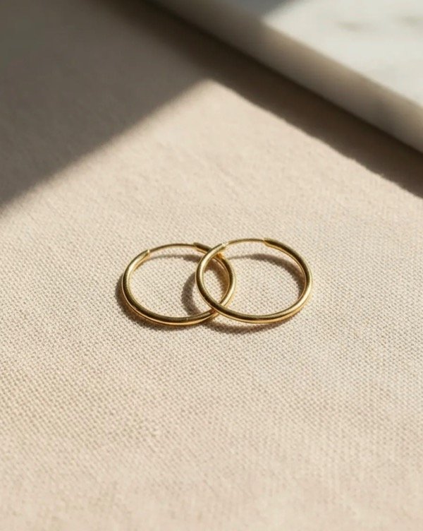 Producto - Argollas Oro laminado 18k