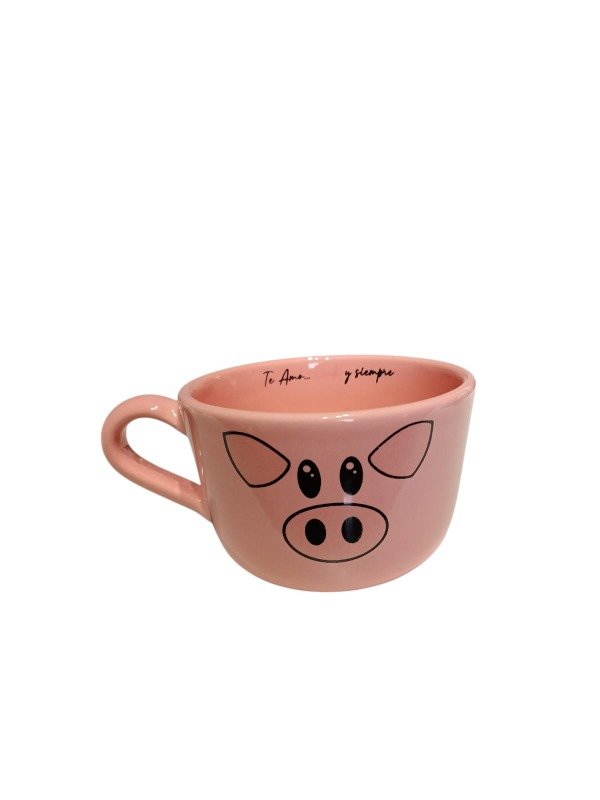 Producto - Tazon rosa oink
