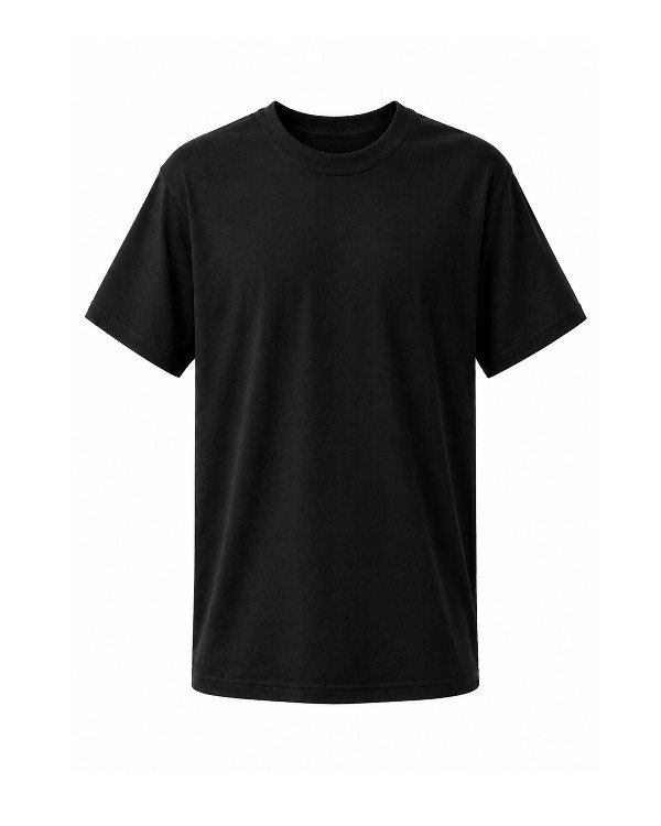 Producto - RP77 - Remera Algodón Lisa Negra