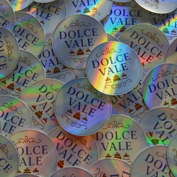 Producto - Stickers circulares en holografico