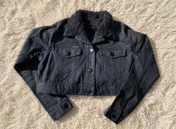 Producto - CAMPERA ISABELLA CORDERITO NEGRO - 1
