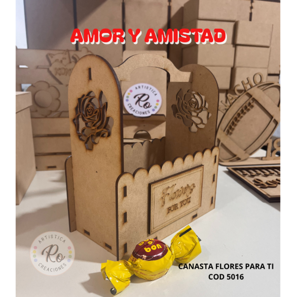 Producto - CANASTA FLORES PARA TI