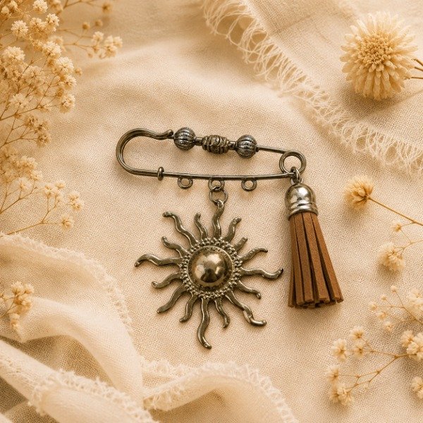 Producto - prendedor sol de mayo grande