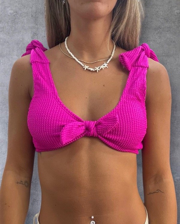 Producto - Corpi top- fucsia texturado