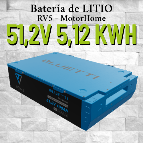Producto - Batería de Litio BLUETTI 5,1kWh IP65 - 1