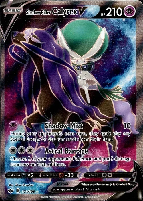 Producto - Shadow Rider Calyrex V Full Art - 171/198 - Chilling Reign - Holo