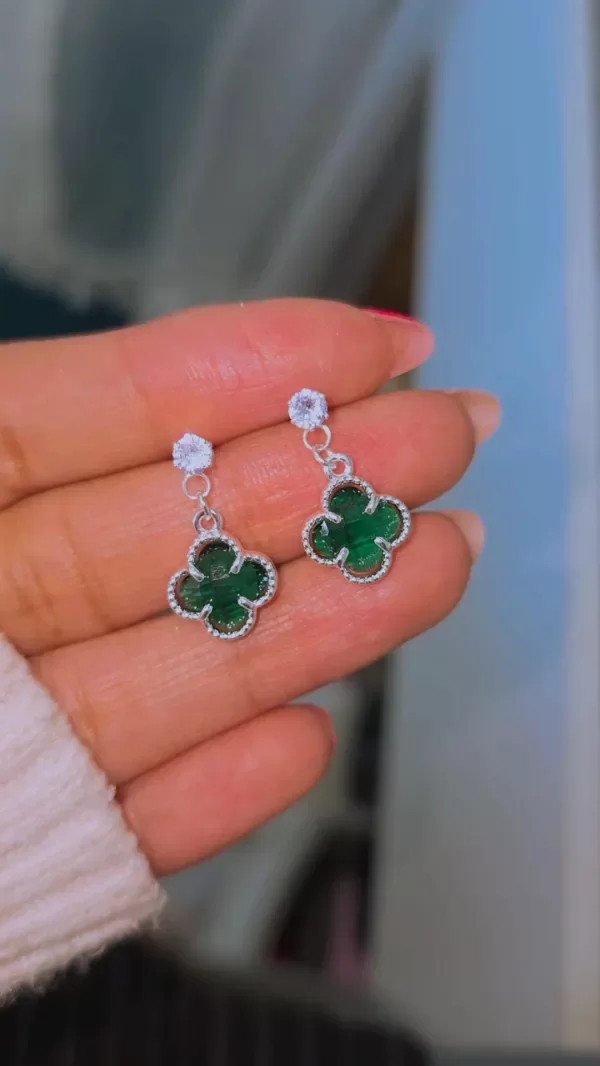 Producto - Aros vc verde colgante AB