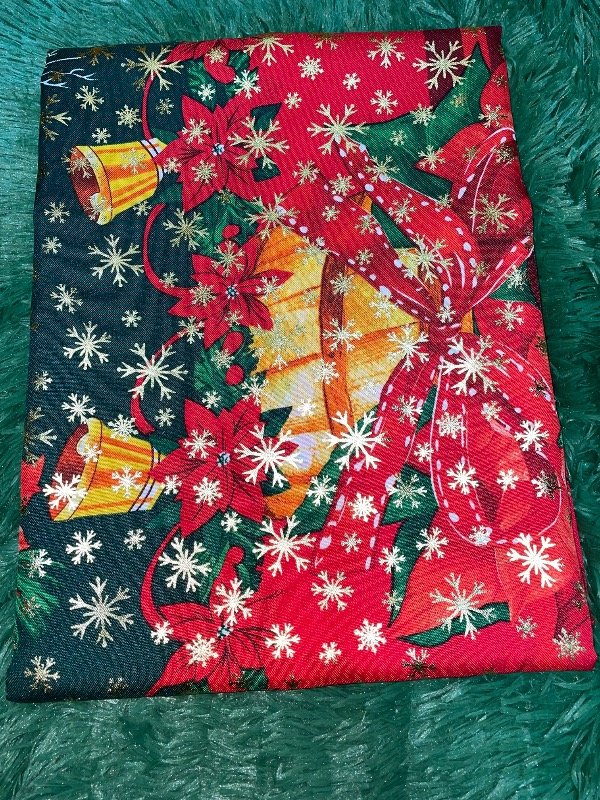 Producto - Mantel tropical Navideño con brillo - 5
