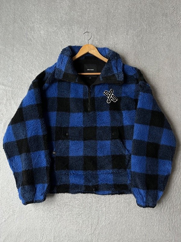 Producto - SHERPA XEXYMIX A CUADROS AZUL Y NEGRO (XL)