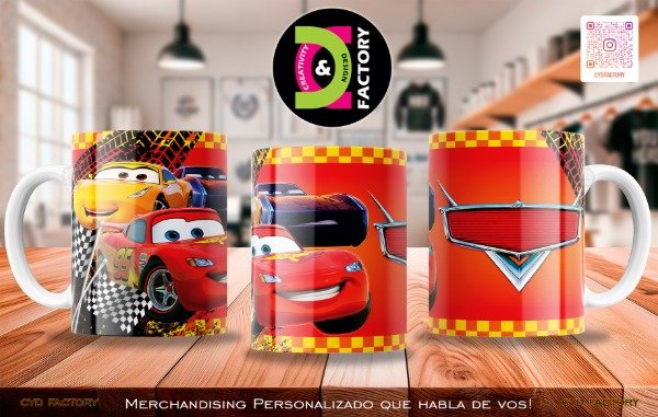 Producto - Taza Cars - TZ-RT-BL-11OZ-501-MV-ANM-CARS