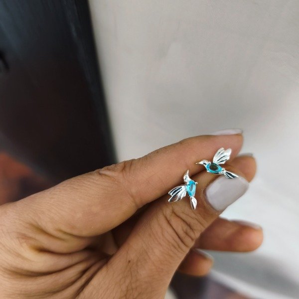 Producto - Aros pasantes colibrí (#1084)