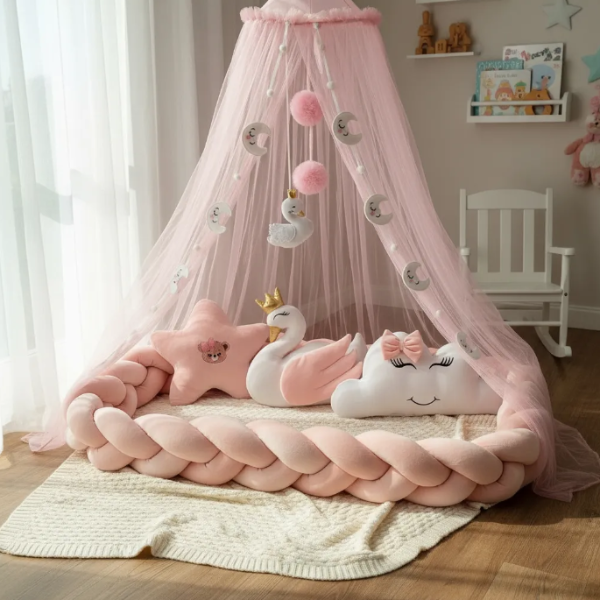 Producto - Set de Chichoneras Plush - Trenza, Cisne, Estrella y Nube - 5