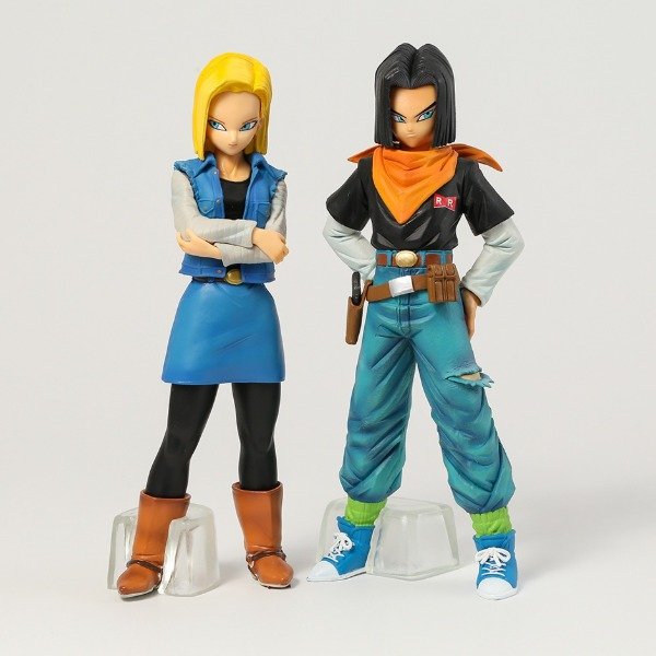 Producto - Set ANDROIDES 17 y 18 - DRAGON BALL Z (23cm) A INGRESAR