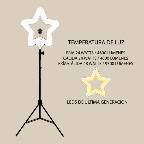 Producto - Estrella de Luz fría/cálida