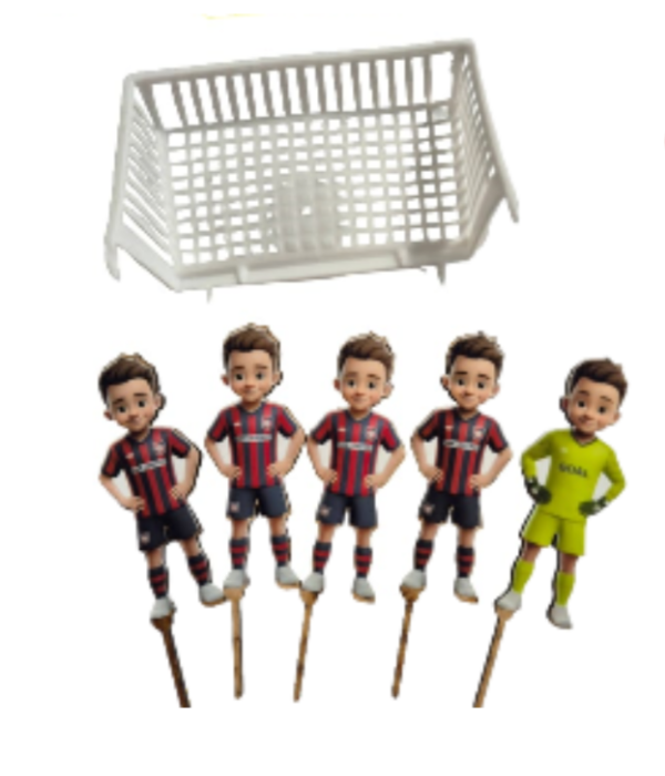 Producto - Topper san Lorenzo de  MDF 5 jugadores con arco