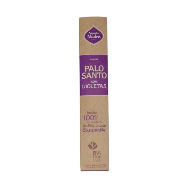 Producto - Sagrada Madre - Palo Santo con Violetas
