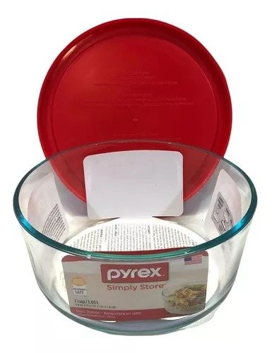 Producto - Contenedor Fuente Vidrio Tapa Pyrex Simply Store 1,65 L