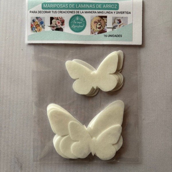 Producto - MARIPOSAS TROQUELADAS BLANCA