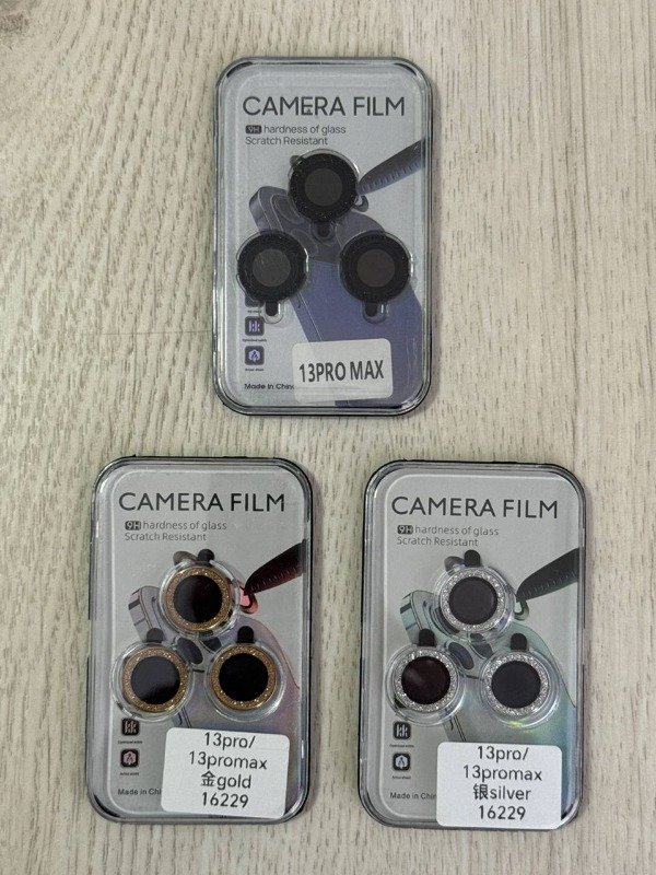 Producto - VIDRIO DE CÁMARA GLITTER PARA IPHONE 13 PRO / 13 PRO MAX
