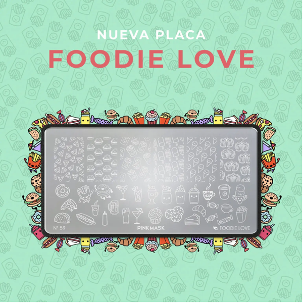 Producto - PLACA STAMPING PINK MASK PM4