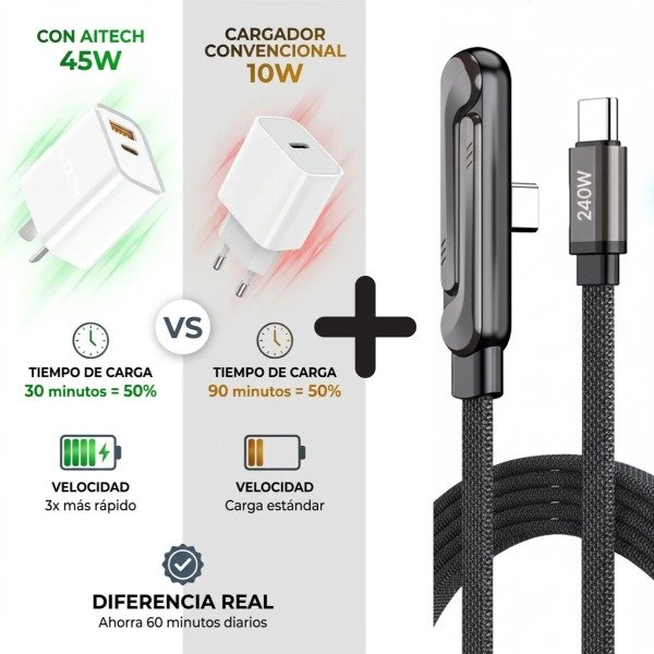 Producto - Cable Lightning + soporte invisible - 3