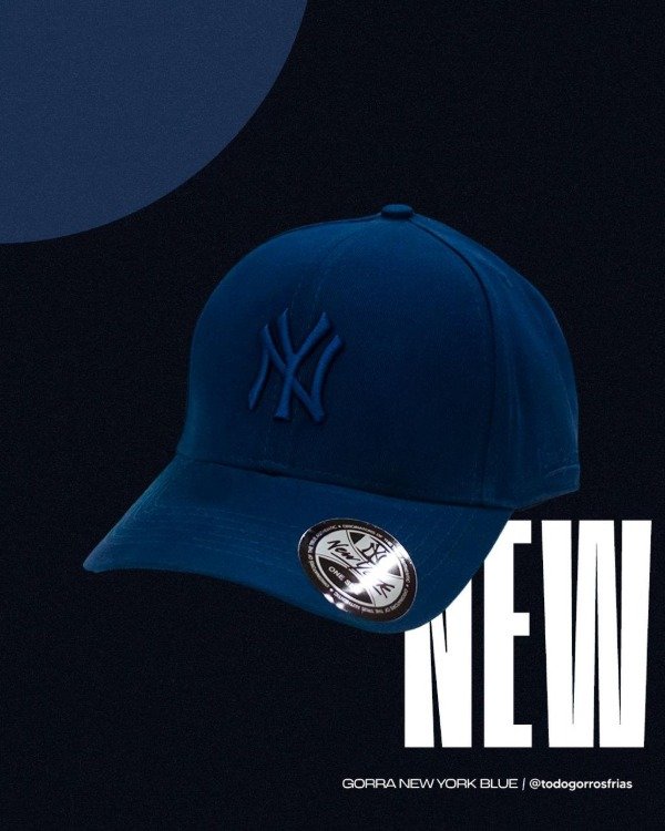 Producto - GORRA NEW YORK AZUL FRANCIA