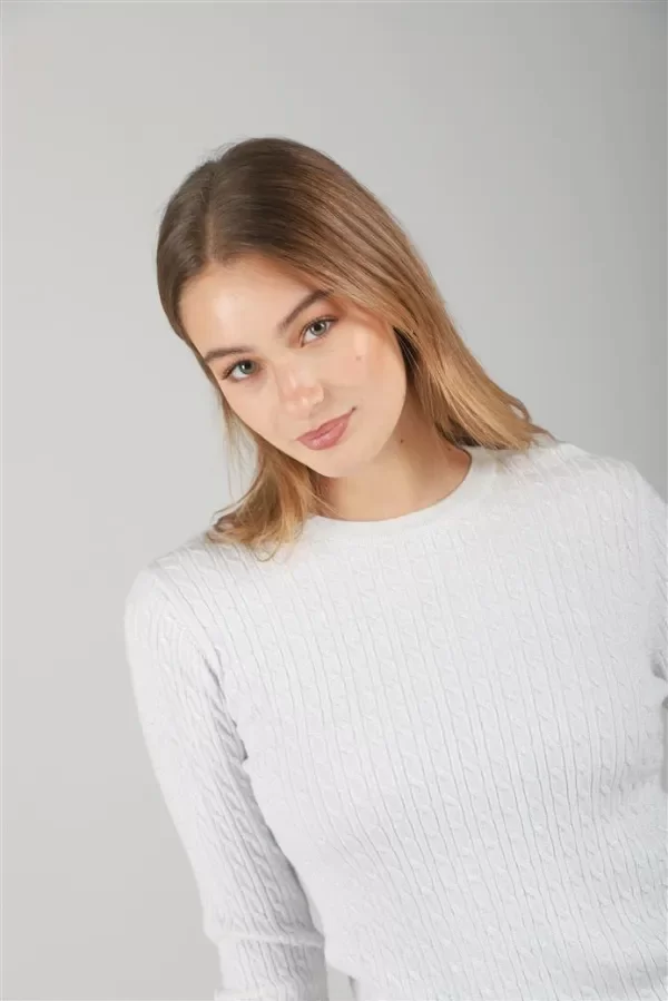Producto - Sweater trenzado lurex