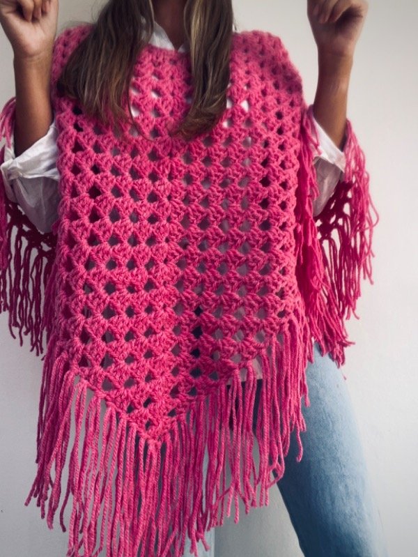 Producto - PONCHO TERRA FUCSIA - 3