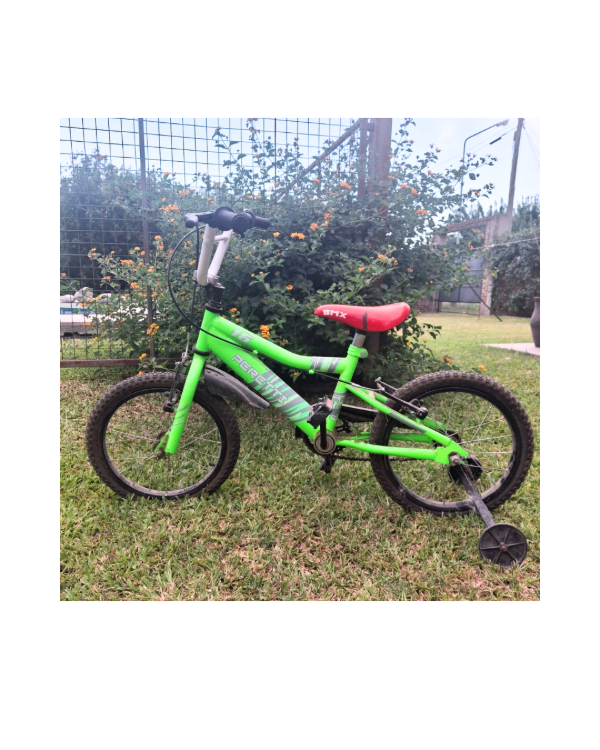 Producto - Bici rodado 16 con rueditas Peretti
