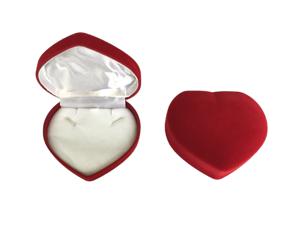 Producto - ESTUCHE DE PANA PARA CADENA X PCS FORMA CORAZON 855-6