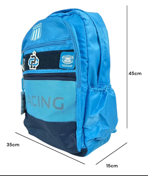 Mochila celeste racing club — imagen 4