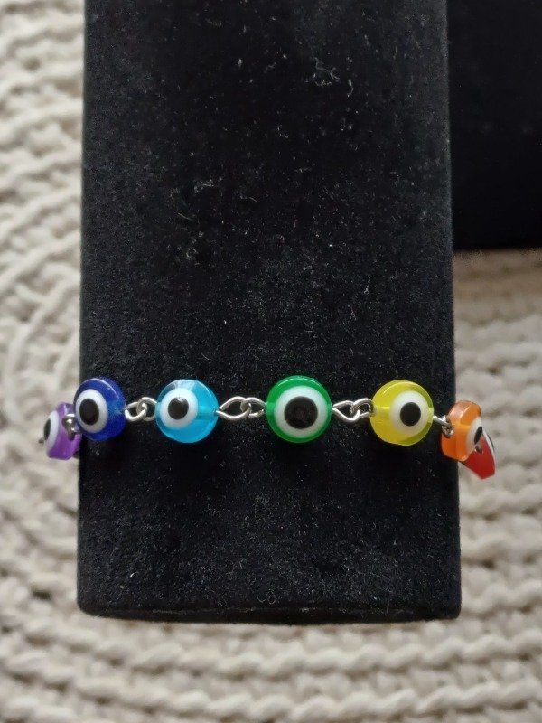 Producto - Pulsera 7 chakras con ojos turcos
